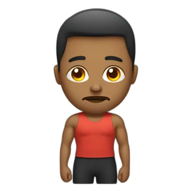 sad personal trainer sticker
