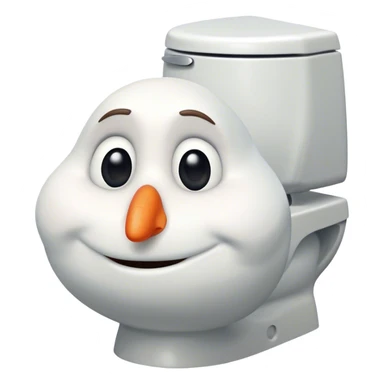 Olaf в туалеті sticker