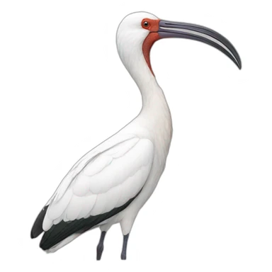 Australian white ibis sticker
