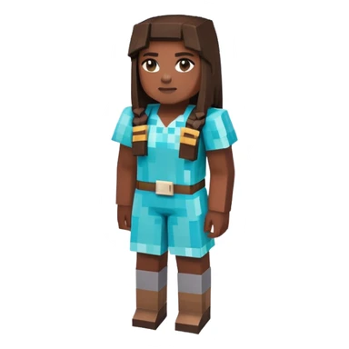 Danielle Brooks as a Minecraft character sticker