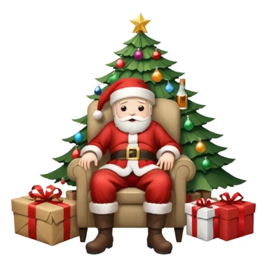 vygeneruj mi depresivne vianoce sticker