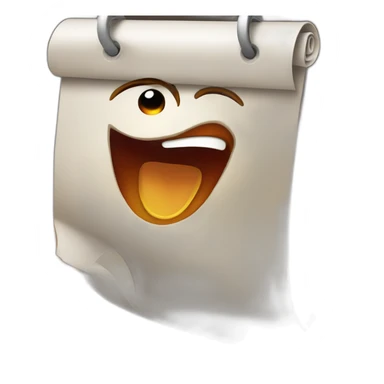 Screaming calendar in fire sticker