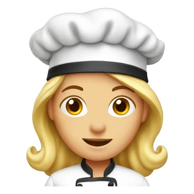 Holly as chef sticker
