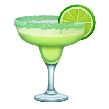 Margarita in a glass sticker