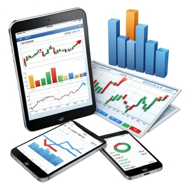 stock exchange trading sticker