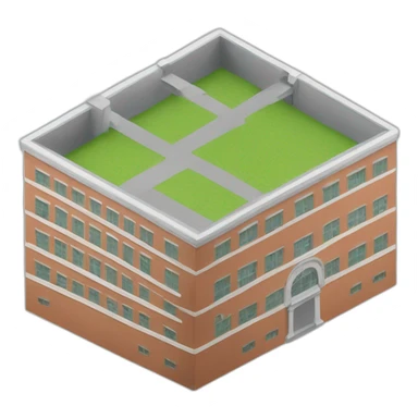 EDIFICIO DE ESCUELA sticker