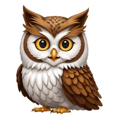 Make a cat owl sticker