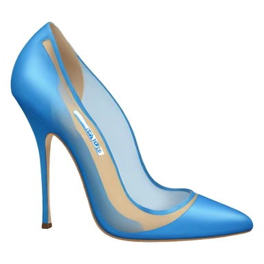 Blue Carrie bradshaw manolo blahnik heel sticker