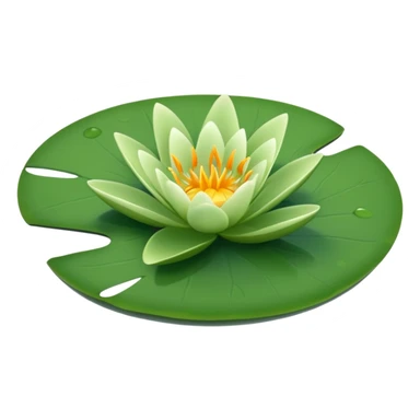 Lily pad only sticker