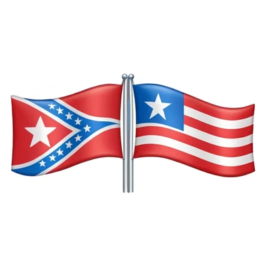 Let's talking about a emoji flag hack combination with Puerto Rico + North Korea emoji flag combination flag hack as a flag image by photo and flag sticker