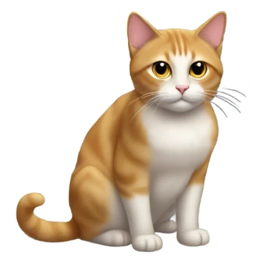 cat in egypt pyramid sticker