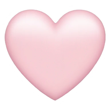 Light pink heart  sticker