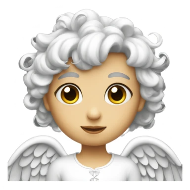 Angel with 6 wings with eyes sticker