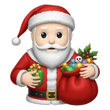 The reaper dressed as santa sticker