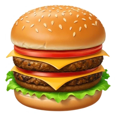 Burger sticker