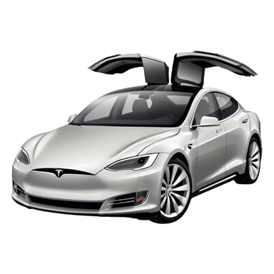 Tesla model s sticker