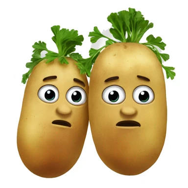 two potato marry sticker