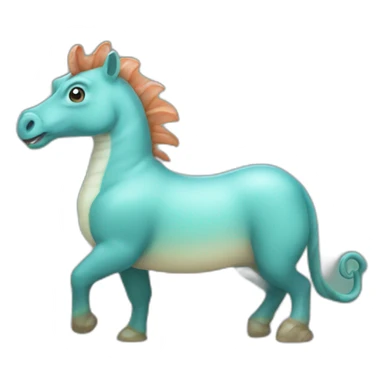 hippocampe sticker