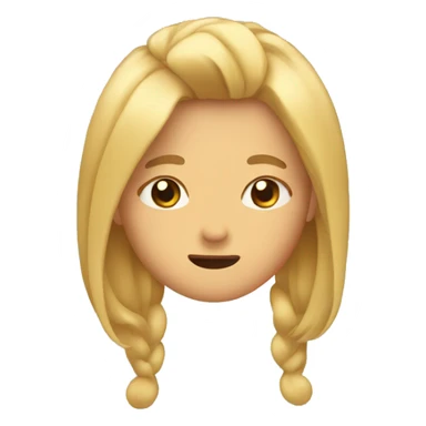 Tucking hair behind ear sticker