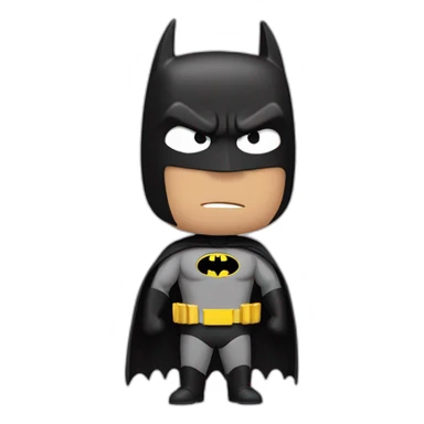 batman shrugging shoulders in confusion sticker