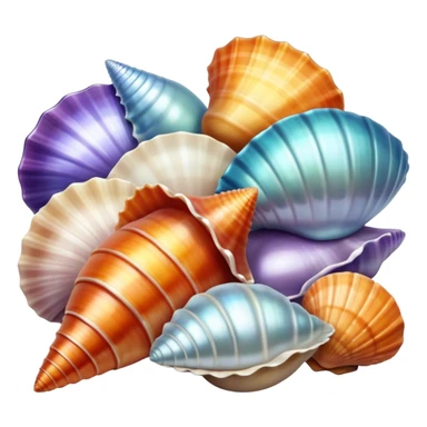 Sea shells sticker