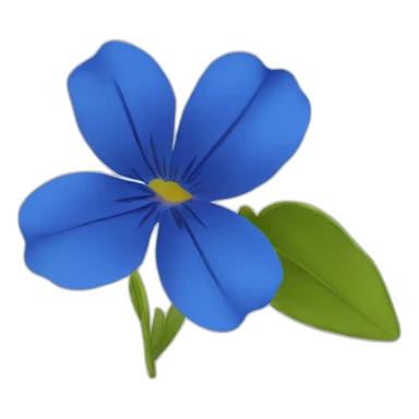 Flores azules sticker