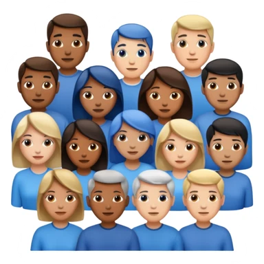 Tiktok mavi tim sticker