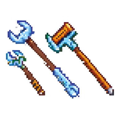 Classic wrench or screwdriver crossed sticker