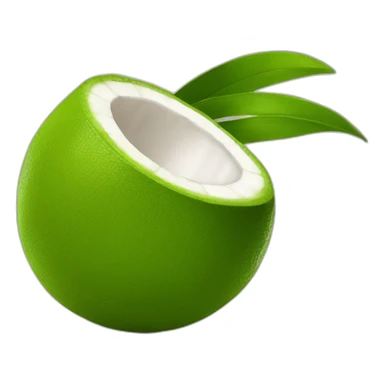 Lime in a coconut sticker