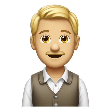 kurt işareti yapan bebek sticker