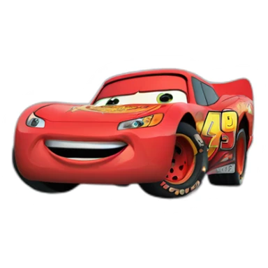 lightning mcqueen in mein kamph sticker