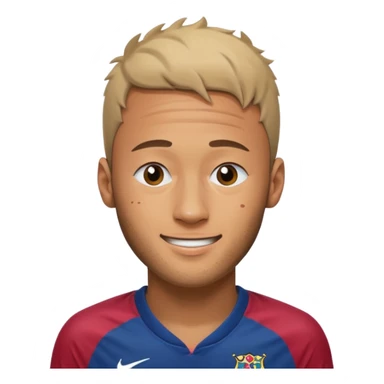 Neymar Con un ojo cerrado cerrado sticker
