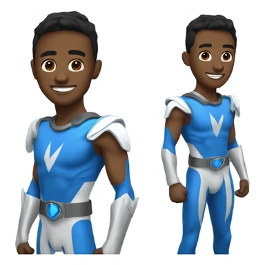 Blue power ranger sticker