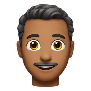 A guy in love sticker