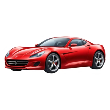 sleek sports car sticker