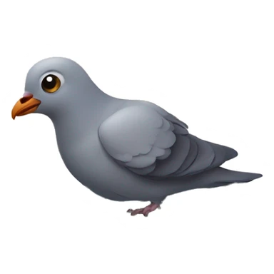 pigeon in a coffin  sticker