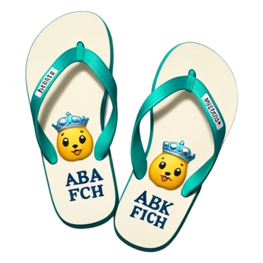 Abercrombie & Fitch Y2K flip flops sticker