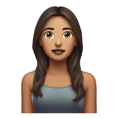 Mujer lobezna con ojos demoníacos en un bosque tenebroso al atardecer con brisa marina y con estrellas en el cielo sticker