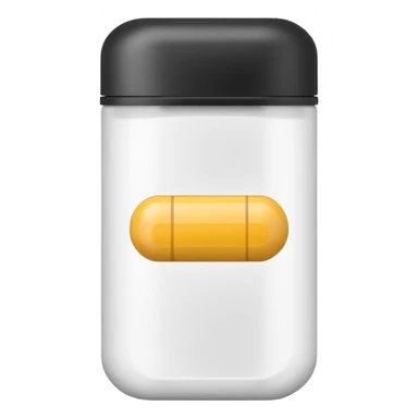 Pill container sticker