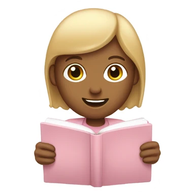 Light pink note book  sticker