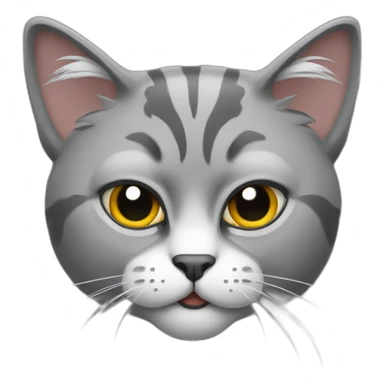 cat-angry-gray sticker