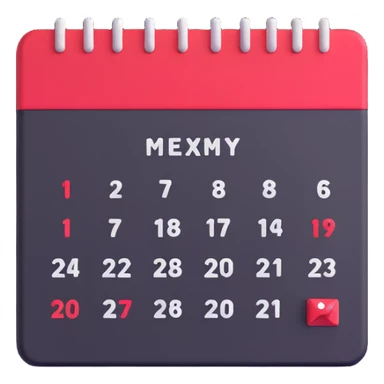 calendar with work shift being rescheduled sticker