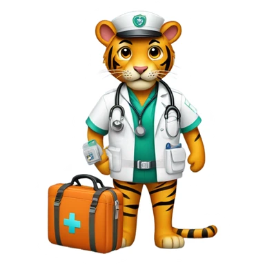 Paramedic tiger sticker