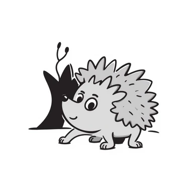 Hedgehog sticker