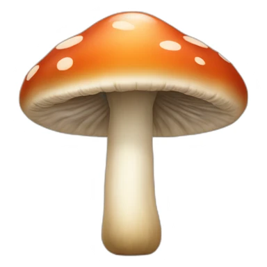 long skinny mushroom with small head sticker