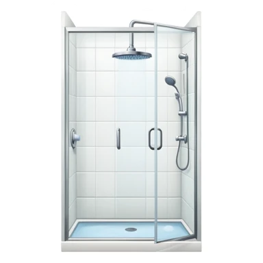 shower minimal sticker