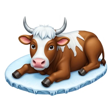 FROZEN CATTLE sticker