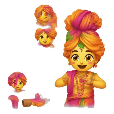 Holi pichkati sticker