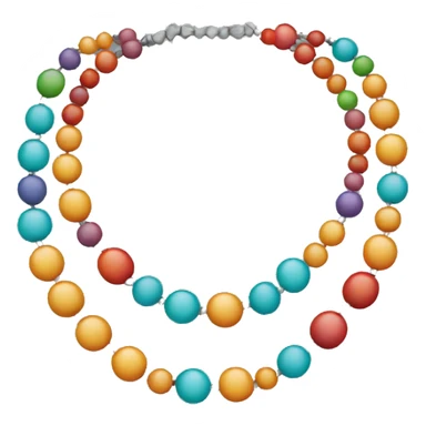 beads necklace sticker
