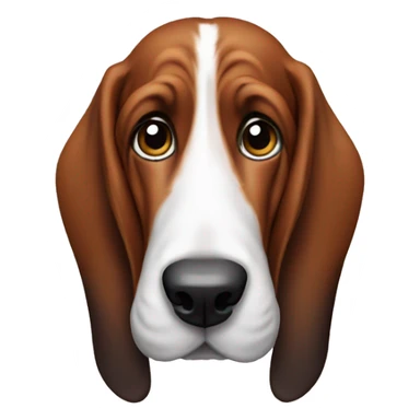 Party Basset hound sticker